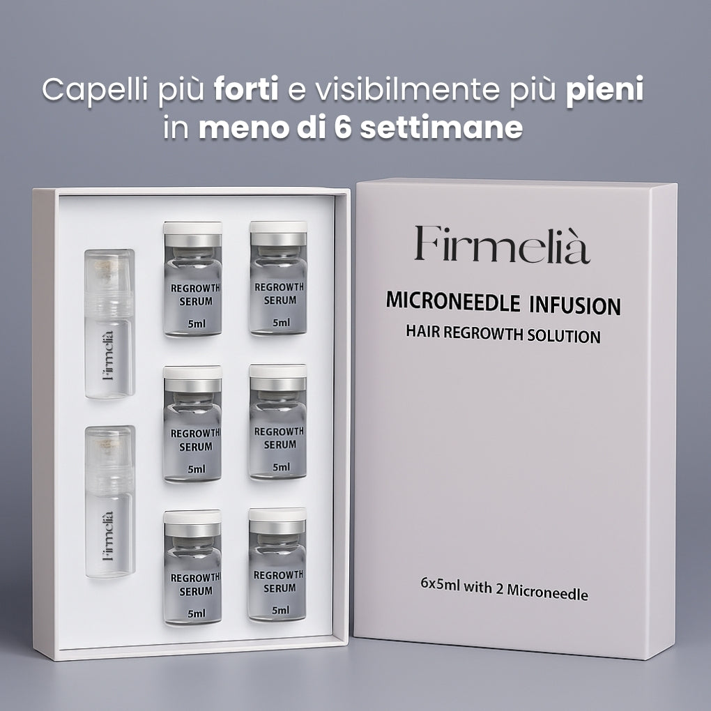 Sistema di microinfusione Firmelià® per la ricrescita dei capelli